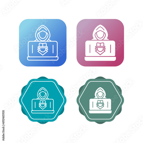 Hacker Vector Icon
