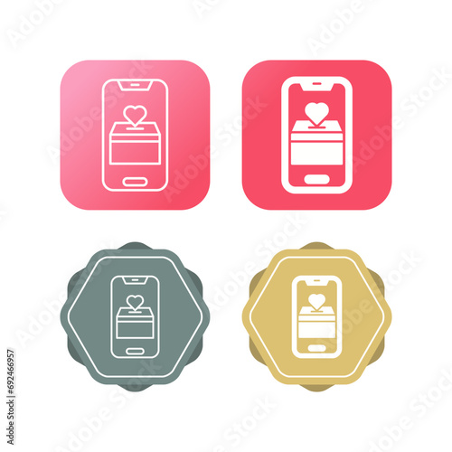 Online Donation Vector Icon