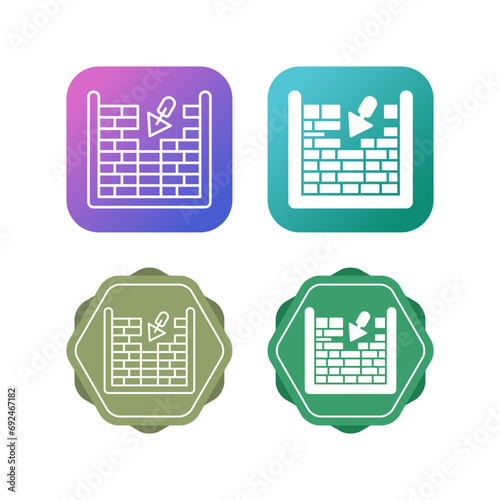 Masonry Vector Icon