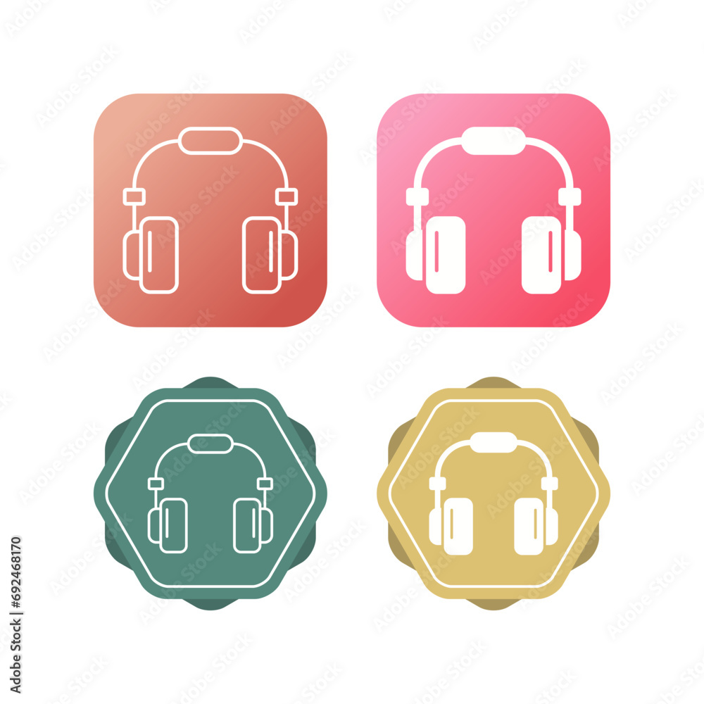 Headphone Vector Icon Headphone Vector Icon