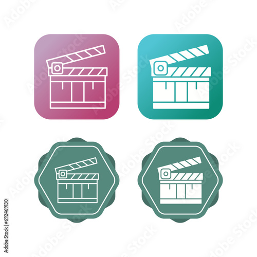 Clapperboard Vector Icon