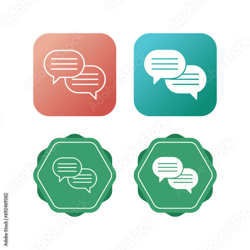Chat Vector Icon
