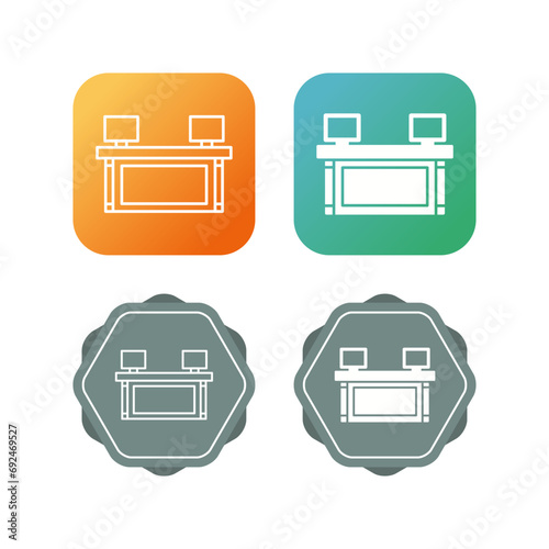 Reception Vector Icon