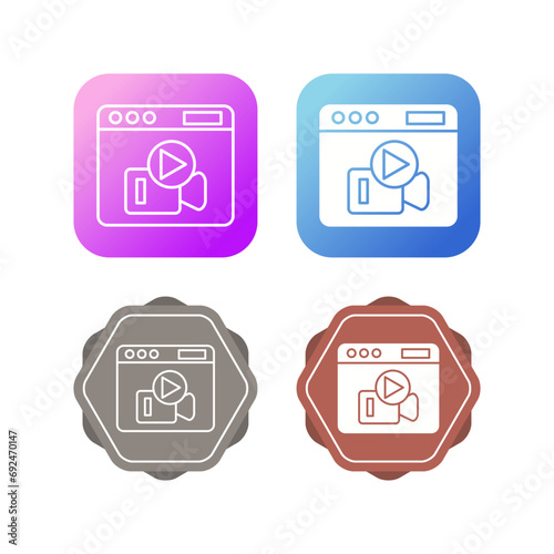 Vlog Vector Icon