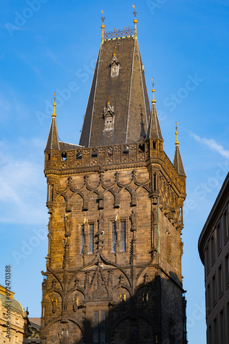 Prague, Czech Republic - September 28, 2023 - A walk through the city of Prague old town and surrounding streets. photo