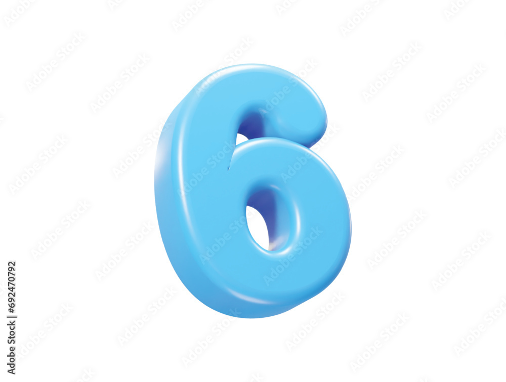 Number text effect illustration element Number text effect illustration element