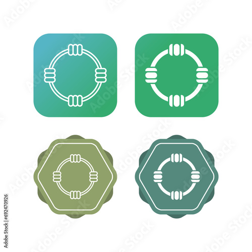 Hula Hoop Vector Icon