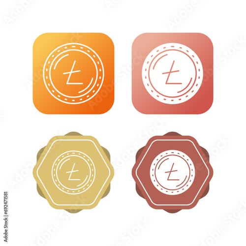 Litecoin Currency Vector Icon