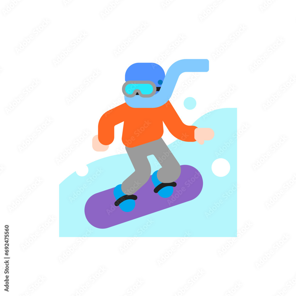 Snowboarder: Light Skin Tone