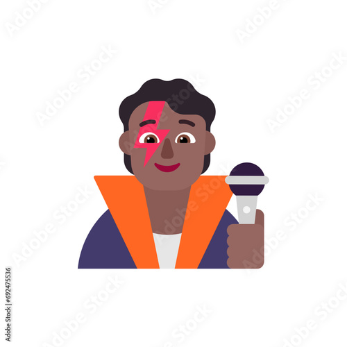 Singer: Medium-Dark Skin Tone