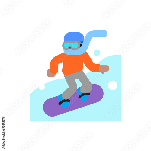 Snowboarder: Medium Skin Tone