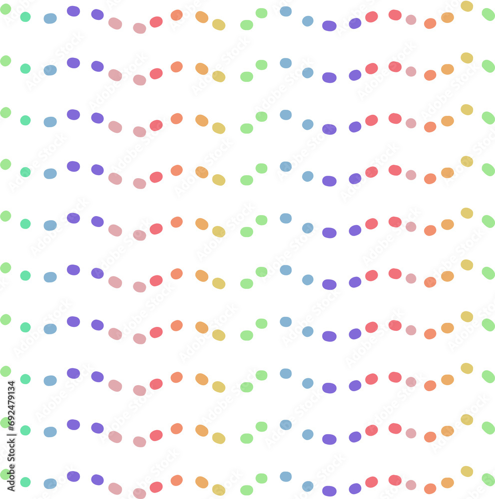 Fototapeta premium rainbow dot pattern with lines