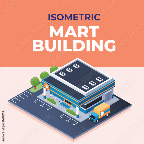 Isometric Mart Building
