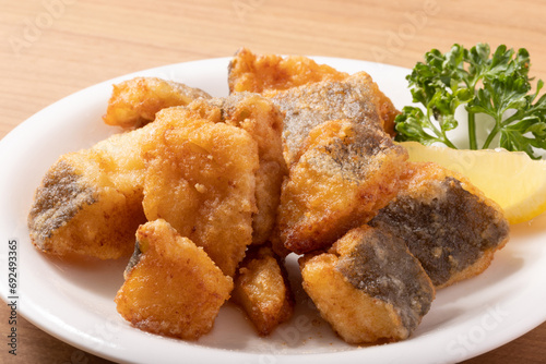 Obraz na płótnie 真鱈のから揚げ