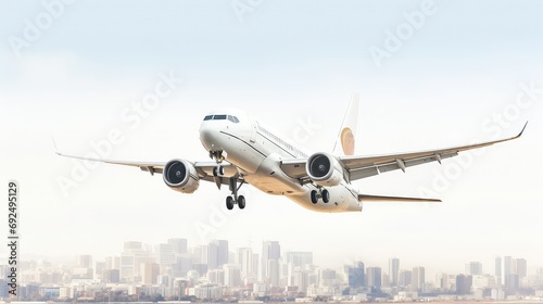 sky white airplane backgtound illustration clouds travel, aviation jet, wings air sky white airplane backgtound