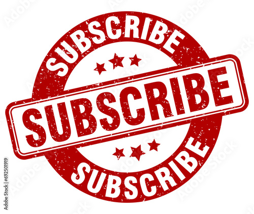 subscribe stamp. subscribe label. round grunge sign