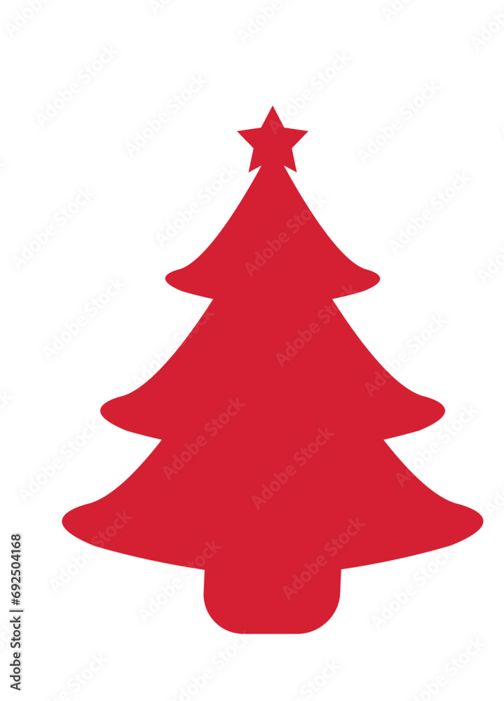 Fototapeta premium Weihnachten - Symbol - Icon