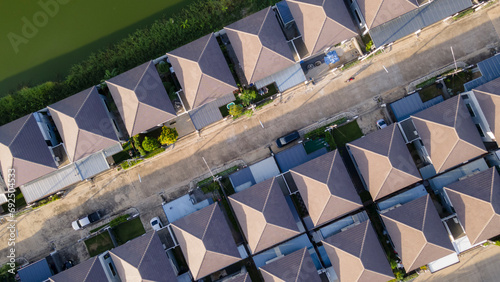 Photography Aerial view of Residential Distratic.