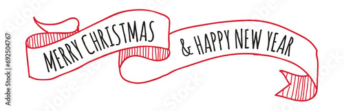 Merry Christmas - Ornament - Badge - Vector