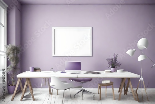 dining room with table © AI artistic beauty