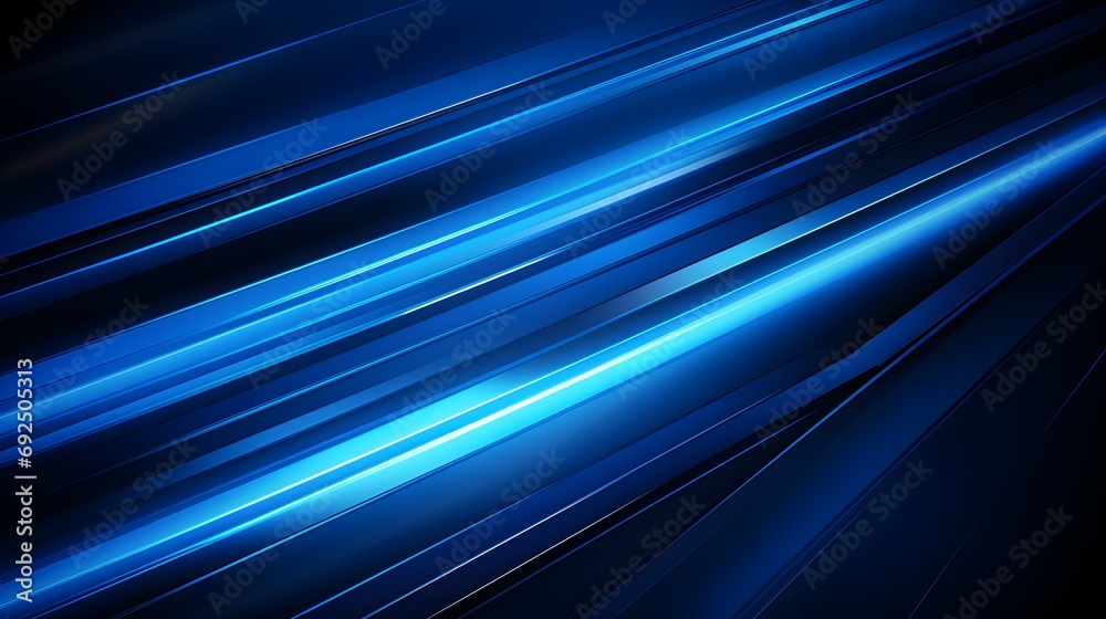 Blue abstract background with blue glowing geometric lines. Modern shiny blue diagonal rounded lines pattern Blue abstract background with blue glowing geometric lines. Modern shiny blue diagonal rounded lines pattern