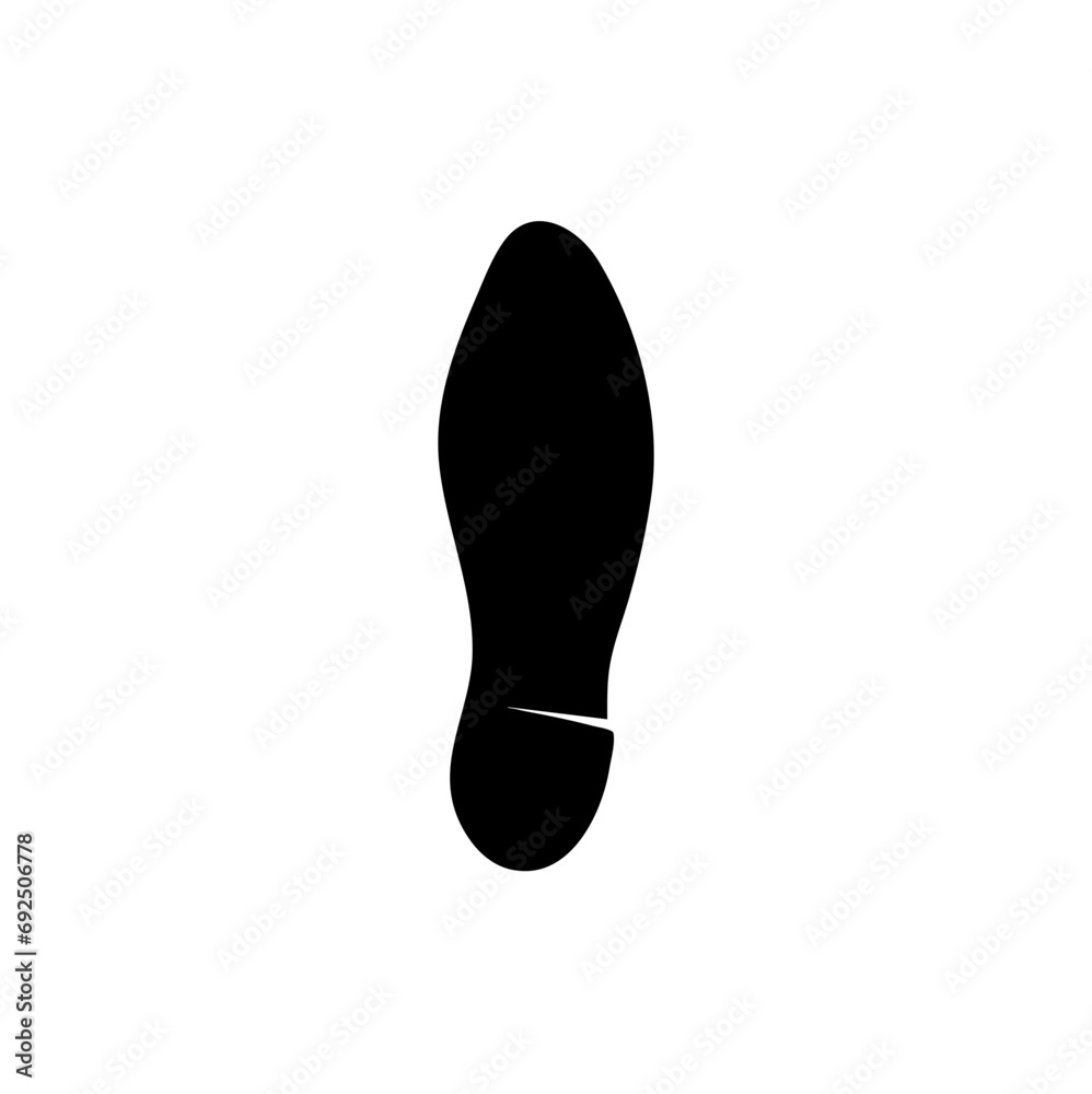human footprint silhouette human footprint silhouette