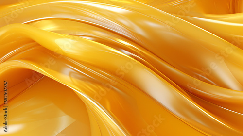 3d render abstract golden yellow background