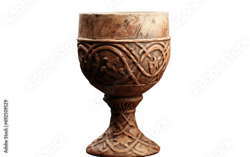 Clay Goblet On Transparent PNG