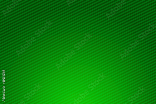 Green background with diagonal stripes, space for copy, bright gradient. Illustration for holiday card, beautiful green background with space for text and advertising