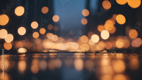  Artifical Intelligence generated bokeh abstract light background. Festive Background AI generated image, ai