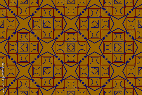 Abstract classic golden pattern. Geometric shape with city-forming abstract background. For greeting card, flyers posters, brochures. 
