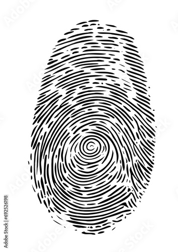 fingerprint, vector file