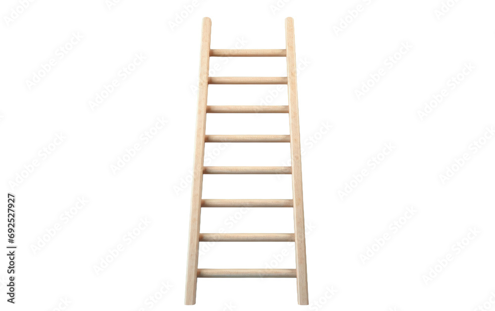 Ladder Elegance On Isolated Background