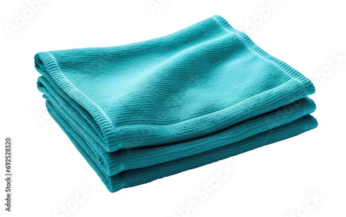 Microfiber Cleaning Cloth On Isolated Background