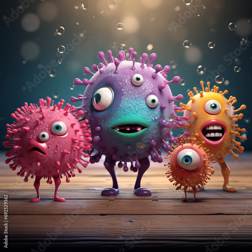 Tiny elements cannot be seen by the eye as tiny specks. that is common in many things In the environment around us, such as on surfaces, in the air, or on our hands, bacteria and viruses are the same.