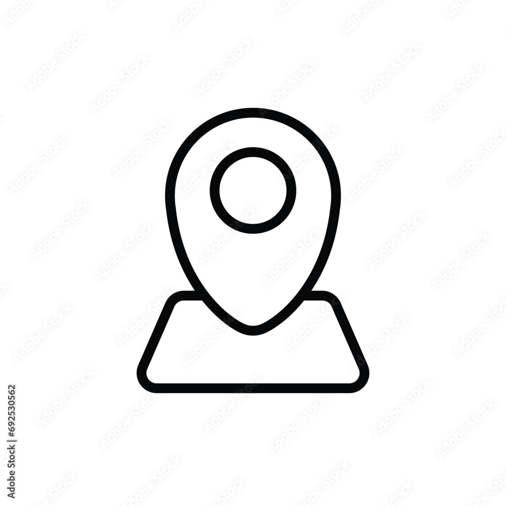 vector icon of simple forms of point of location. location point, perfect for symbols vector icon of simple forms of point of location. location point, perfect for symbols