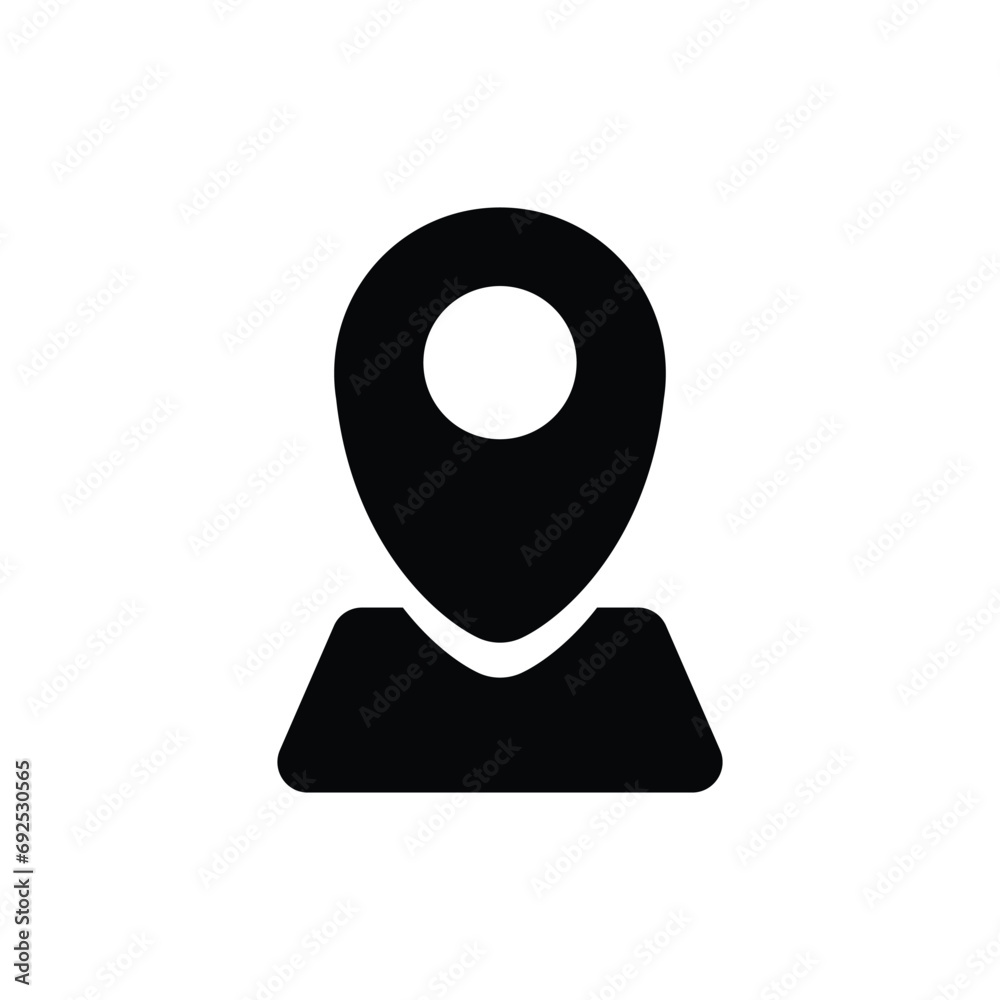 vector icon of simple forms of point of location. location point, perfect for symbols vector icon of simple forms of point of location. location point, perfect for symbols