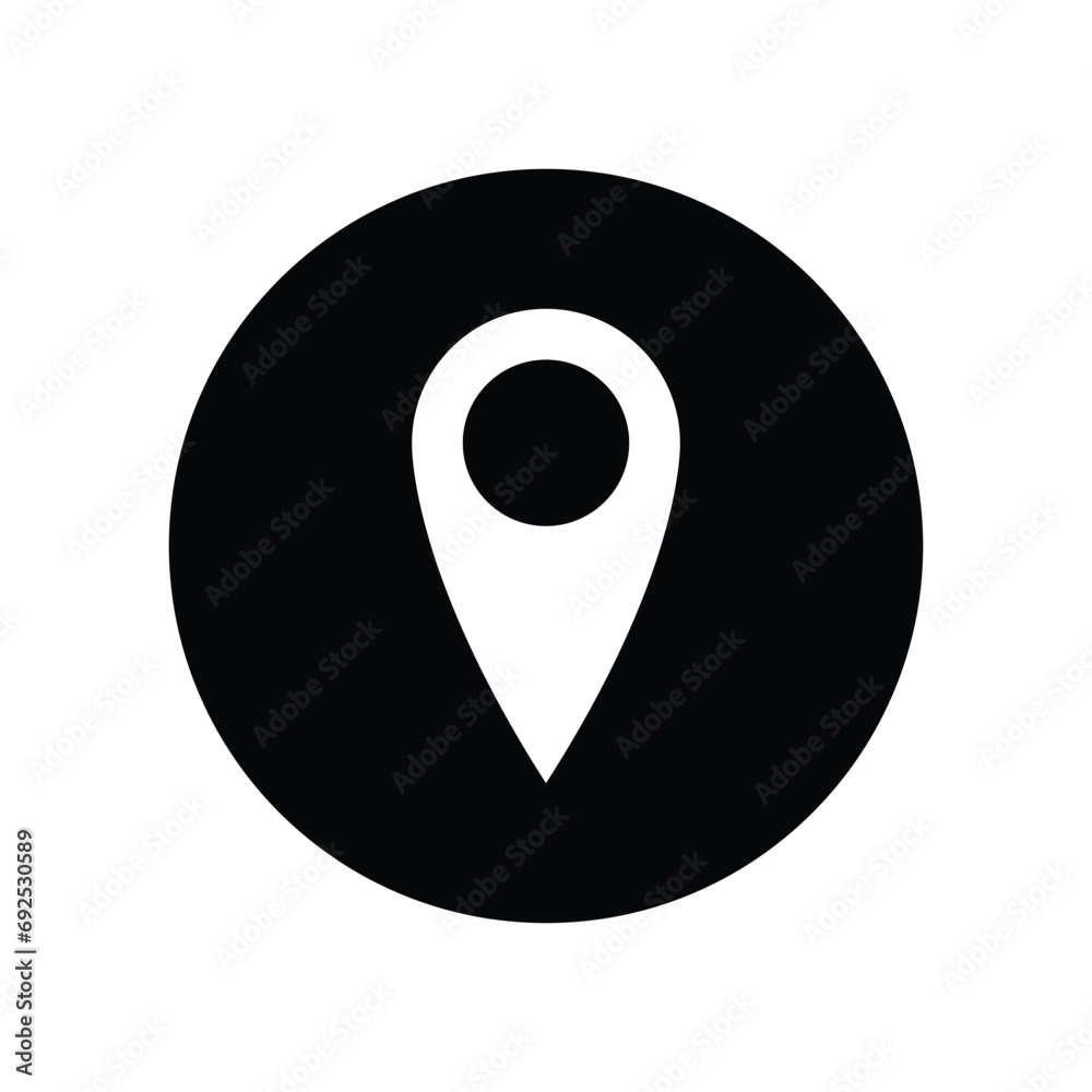 vector icon of simple forms of point of location. location point, perfect for symbols vector icon of simple forms of point of location. location point, perfect for symbols