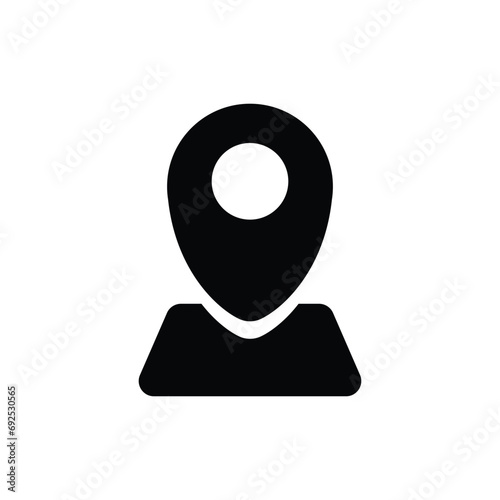 Free Download vector icon of simple forms of point of location. location point, perfect for symbols - GFXLoad