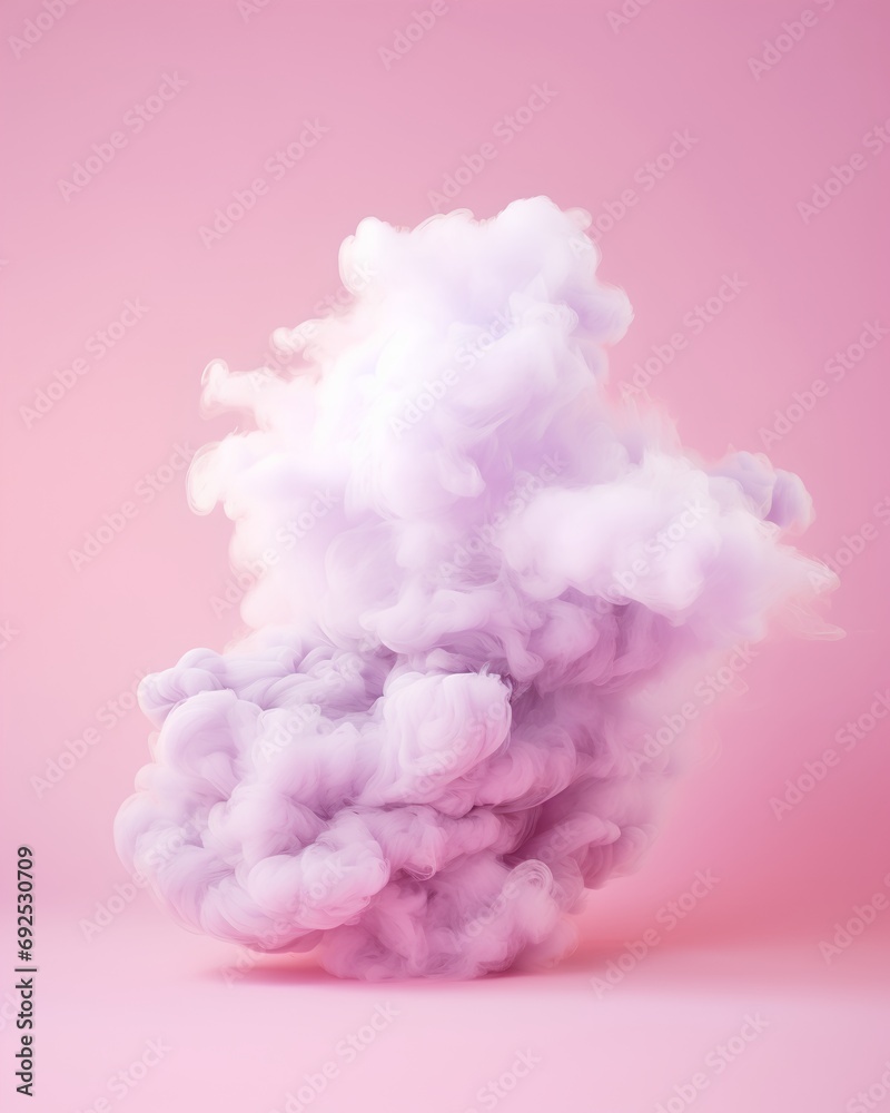 A visually pleasing vertical wallpaper featuring soft, billowing fumes in a blend of pastel hues, creating a dreamy and ethereal aesthetic background.