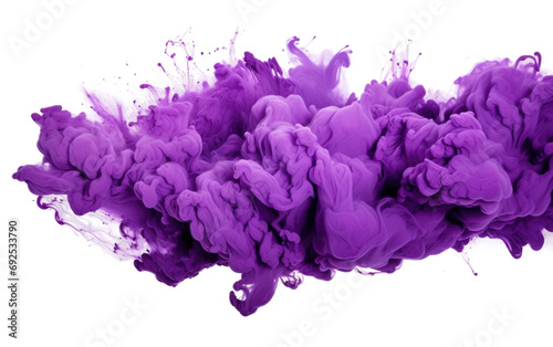 Lavender Hue Holis Colorful Paint on a White or Clear Surface PNG Transparent Background