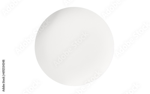 Circular Canvas Unbounded Creative Possibilities on a White or Clear Surface PNG Transparent Background