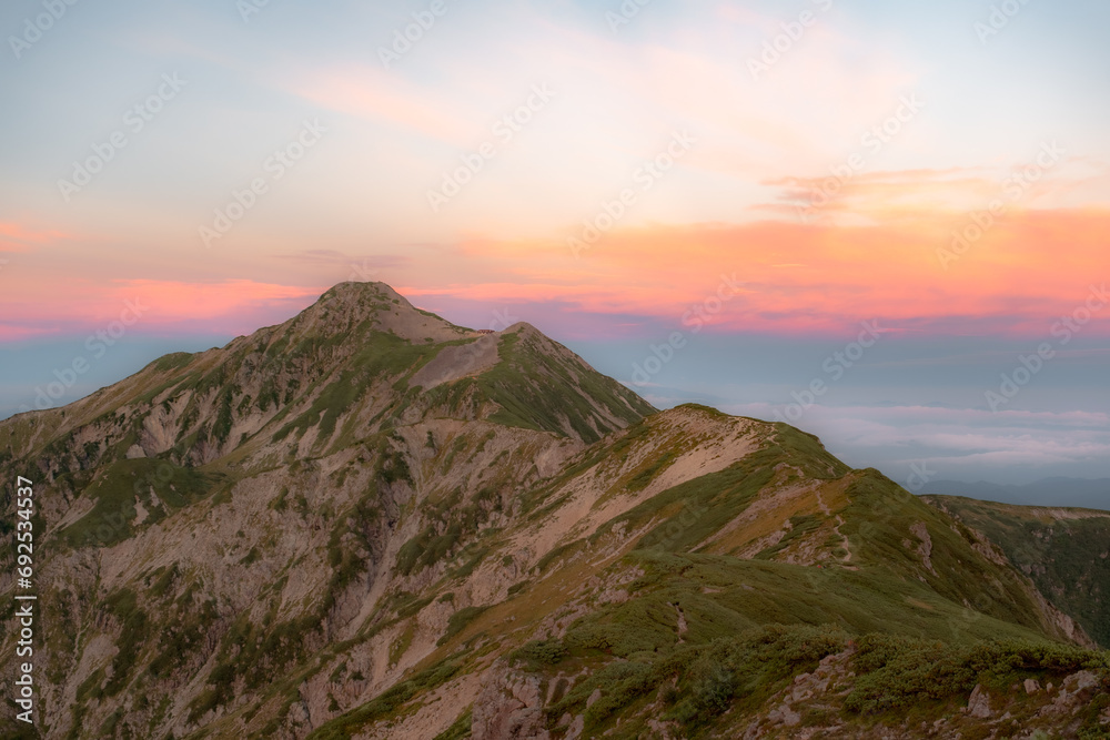 夏の山