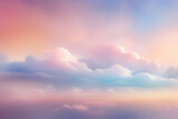 soft cloud background with a pastel multicolored gradient with bokeh