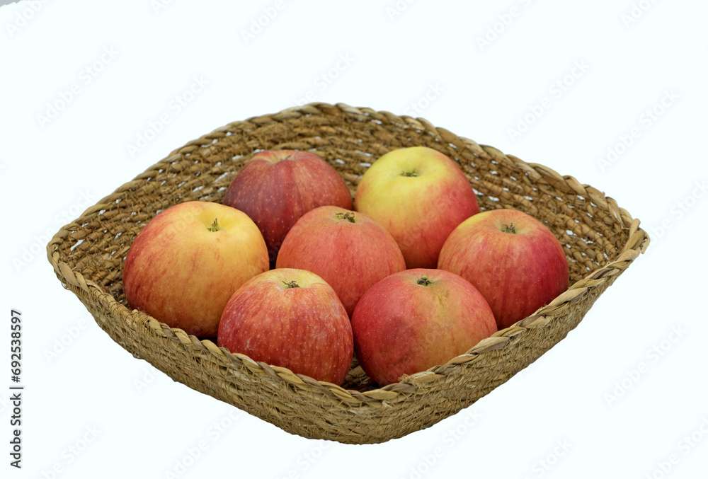 Apples of Amasya, a local variety which is small, red and greenish yellow, yellowish red in color Apples of Amasya, a local variety which is small, red and greenish yellow, yellowish red in color