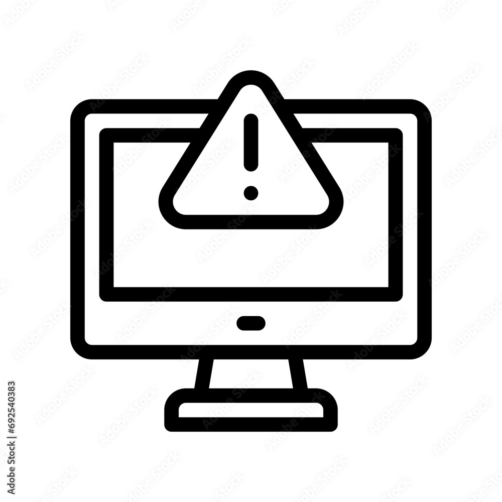alert line icon