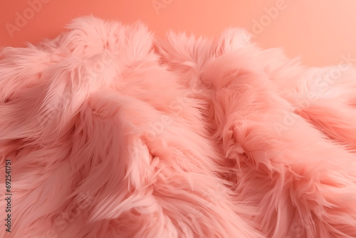 ultra modern surreal background in the color peach fuzz photo