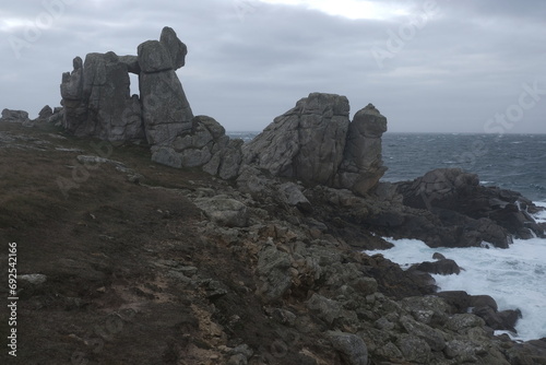 What an island tour can offer in terms of rocky landscape variety. Bretagne (West of the country); focusing on eroded rocky formations.