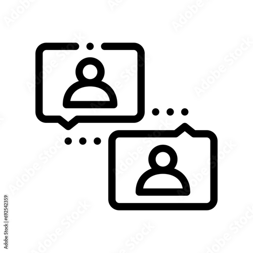 messaging line icon