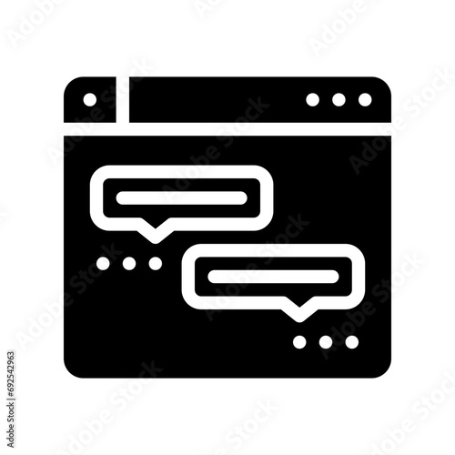 browser glyph icon